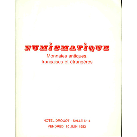 Numismatique .Monnaies antiques françaises et étrangères