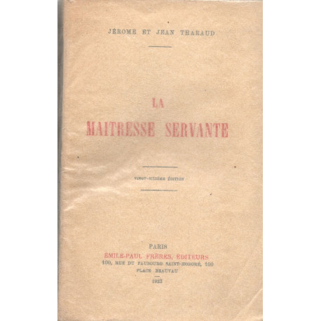 La Maitresse Servante