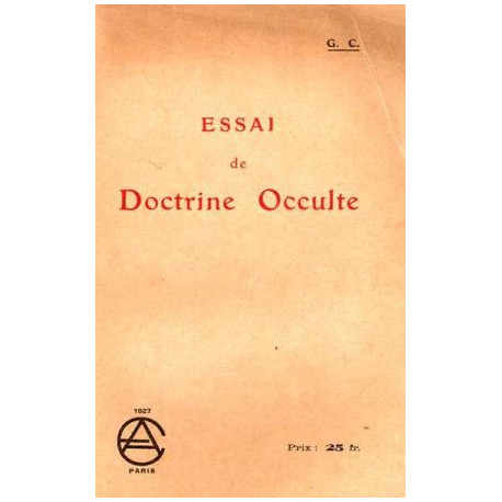 Essai de Doctrine Occulte