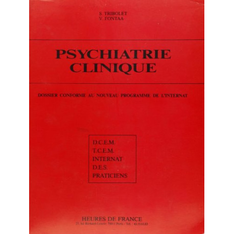 Psychiatrie clinique