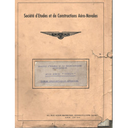 AVION SUC-10 "COURLIS" Notice Utilisation et entretien . Société...