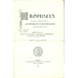 PROVINCIA .Revue bimestrielle d'Histoire et d'archéologie...