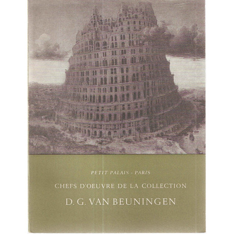 Chefs d'Oeuvre de la collection D.G. Van Beuningen