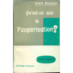 Qu'est-ce que la Paupérisation
