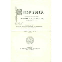 PROVINCIA . Revue bimestrielle d'Histoire et d'Archéologie...