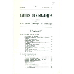 Cahiers numismatiques. Bulletin d'études numismatiques et...