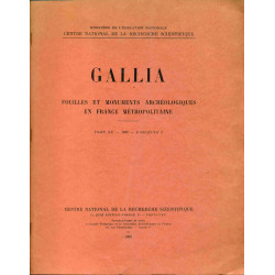 Gallia.Fouilles et monuments archéologiques en France...