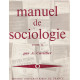 Manuel de Sociologie.Tome 2