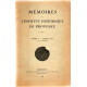 Mémoires de L'Institut Historique de Provence TOME I.Les...