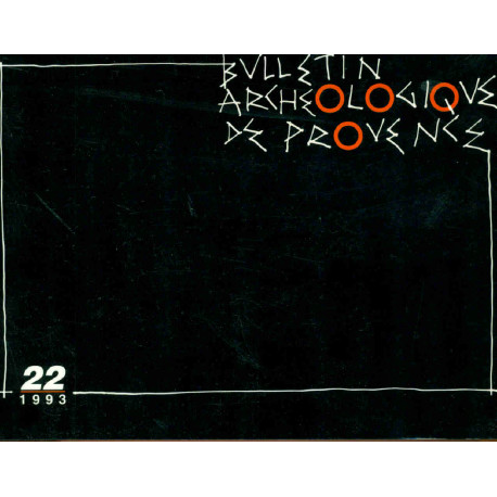 Bulletin Archéologique de Provence.No 22
