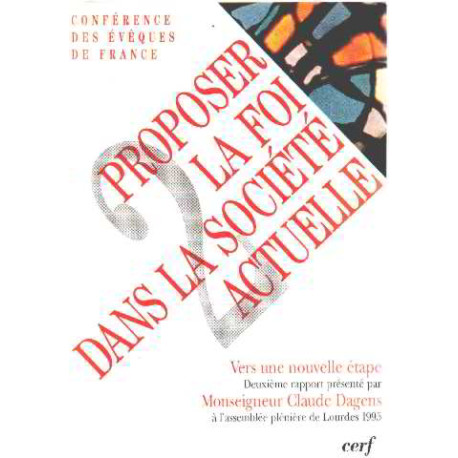 Proposer la foi dans la société actuelle 2