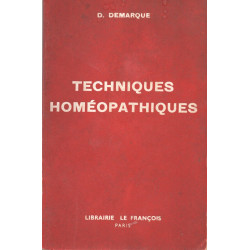 Techniques Homéopathiques