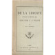 De la Liberté pendant le Moyen Age l'Ancien Régime et la Révolution