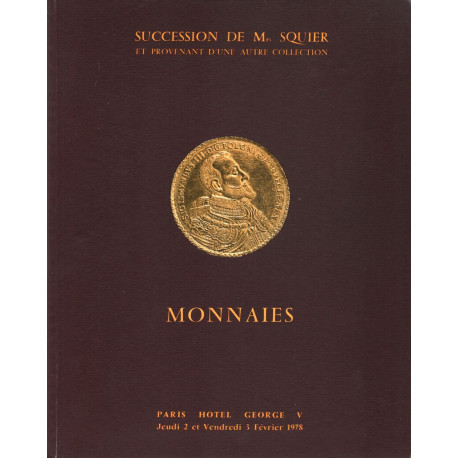 Succession de Monsieur SQUIER et provenenant d'une autre...