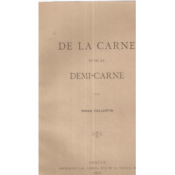 De la carne et de la demi-carne