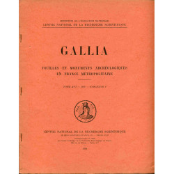 Gallia.Fouilles et monuments archéologiques en France...