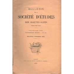 Bulletin de la Société d'études des Hautes-Alpes. Vingt-neuvième...