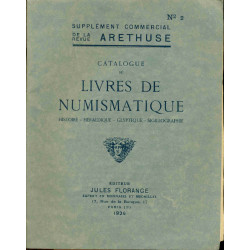 Catlogue de Livres de Numismatique.Supplémént commercial de la...