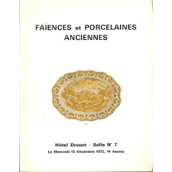 Faïences et Porcelaines anciennes