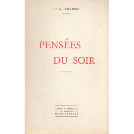 Pensées du soir