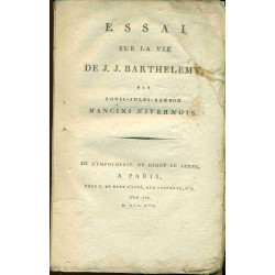 Essai sur la vie de J.J. Barthelemy
