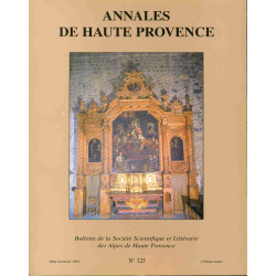 Annales de Haute-Provence.No 325.Bulletin de la Société...