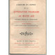L'Histoire et l'Esprit de la Littérature Française au Moyen-Age...