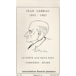 Jean Lebrau.1891-1983.le poete aux deux pays:Corbières-Béarn