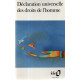 La Declaration Universelle des Droits de l'Homme
