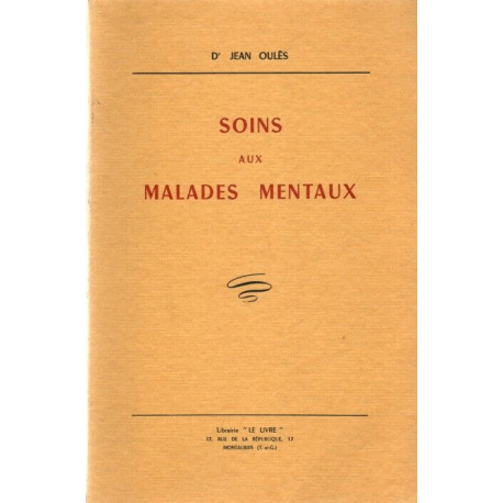 Soins aux malades mentaux