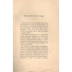 Henri Adolphe Gustave VALLIER . ARTICLE NECROLOGIQUE