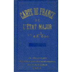 Carte de France de l'Etat major au 1/80.8000. GRENOBLE
