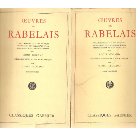 Oeuvres.2 tomes