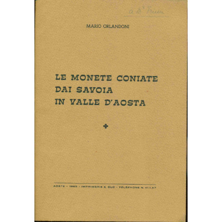 Le monete coniate dai savoia in valle d'Aosta