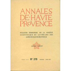 Annales de haute-Provence . Bulletin de la Société scientifique et...