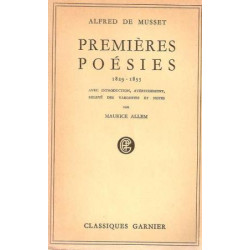 Premières poésies