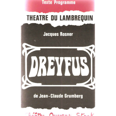 Dreyfus de Jean-Claude Grumberg