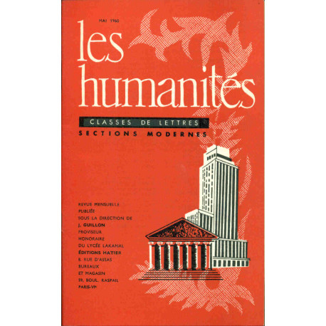 Les Humanités Classes de lettres Sections modernes.No 28