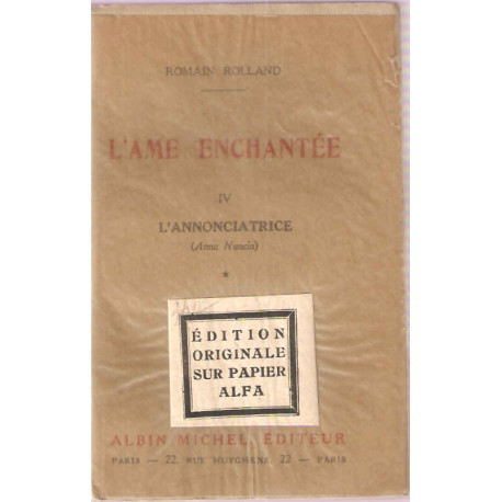 L'ame Enchantée.IV-L'annonciatrice (Anna Nuncia)