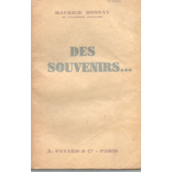 DES SOUVENIRS