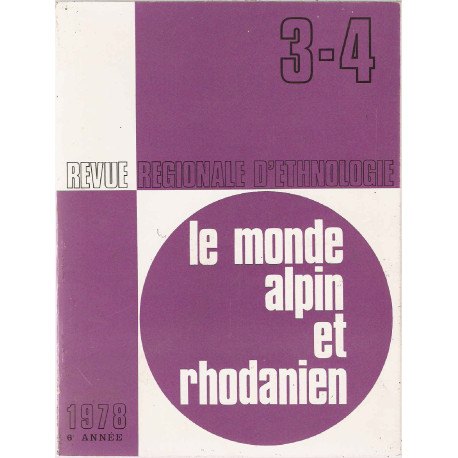 Le Monde Alpin et Rhodanien.3-4