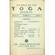Journal of the Yoga Institute. Volume VIII. No 3