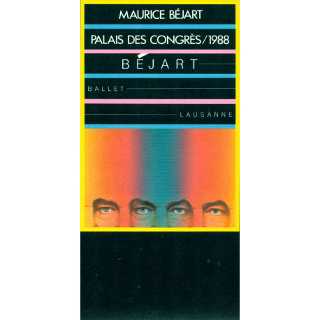 Maurice Béjart Palais des Congrès .1988. Ballet Lausanne