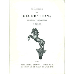 Importante et rare collection de décorations militaires et civiles...