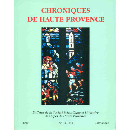 Chroniques de Haute Provence. Bulletin de la Société scientifique...