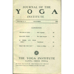 Journal of the yoga Institute . Volume X 4