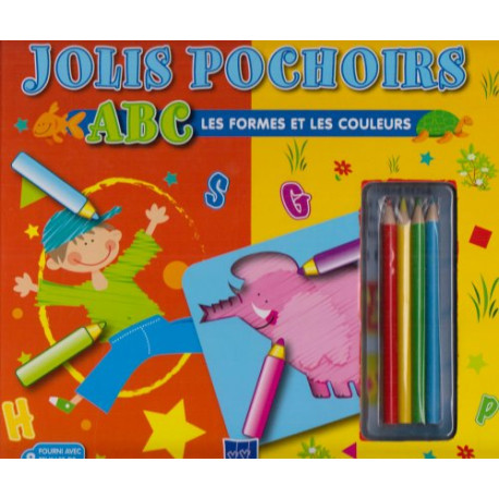 ABC Les formes et les couleurs : Jolis pochoirs