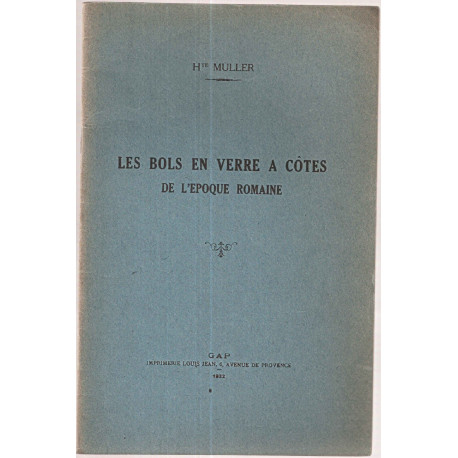 Les bols en verre à côtes de l'epoque romaine