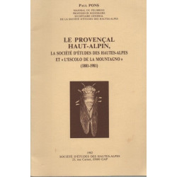 Le Provançal Haut-Alpin la société d'Etudes des Hautes-Alpes et...