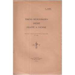 Trins mérovingien inédit frappé à vienne